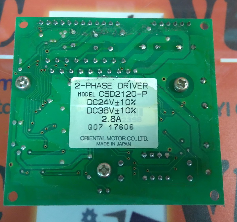 ORIENTAL MOTOR 2-PHASE DRIVER CSD2120-P - PLC DCS SERVO Control